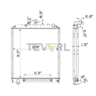 11401007 HINO RADIATOR
